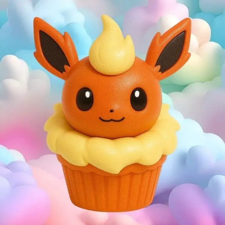 pokemon flareon cupcake party