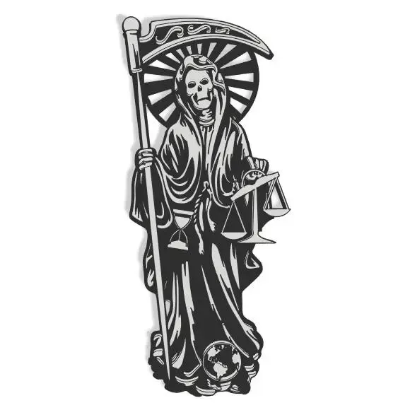 Santa Muerte Our Lady of Holy Death Mexican saint amulet