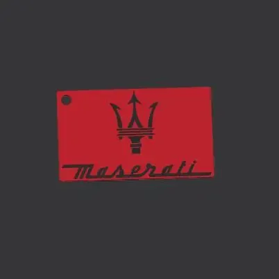 Maserati Keychain