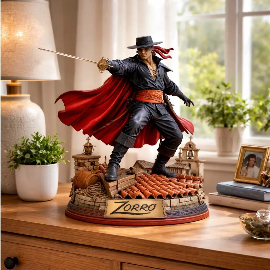 Zorro STL 3D Model | Swordsman Hero Figure for 3D Printing