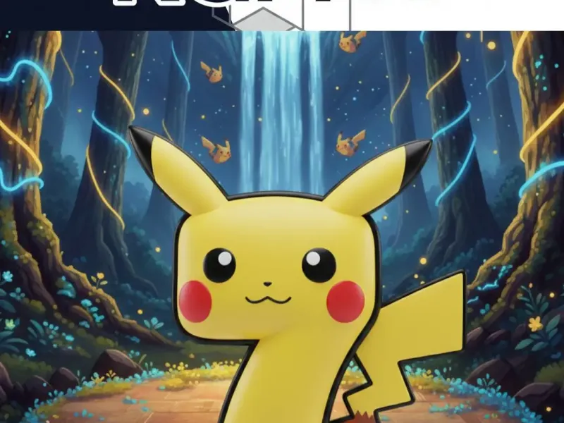 Number 7 -Pikachu Inspired 3D Number Collection