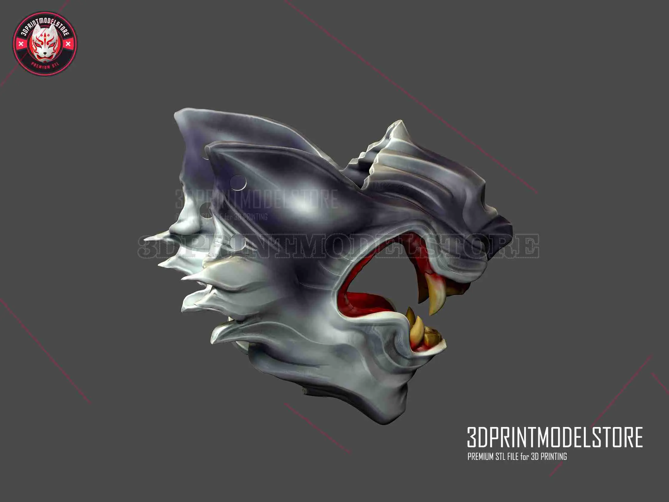 Wolf of Tsushima Mask - Japanese Oni Samurai Ghost Mask