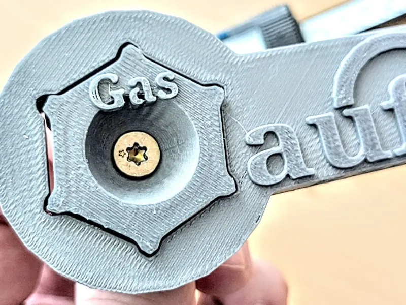 Gaskappen-Schlüssel 5 kg 11 kg