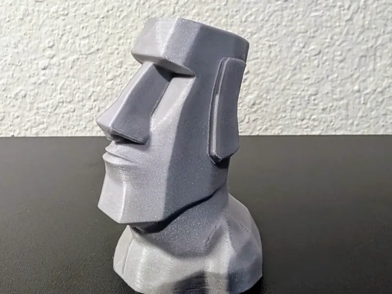 Tête de Moai – Statue stylisée de l'île de Pâques