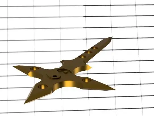 Pugnale lama ninja coltello shuriken 