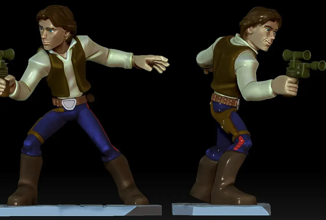 FAN ART GUERRE STELLARI "HAN SOLO"