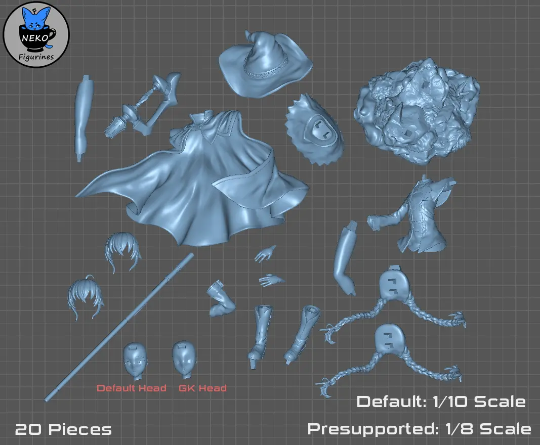 Roxy Migurdia - Mushoku Tensei Anime-Modell für den 3D-Druck