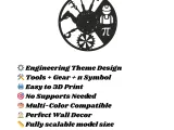 Mechanical Engineer Wall Clock-2