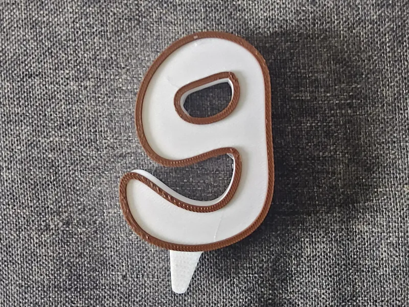Numéro 9 pour gâteau 🎂 