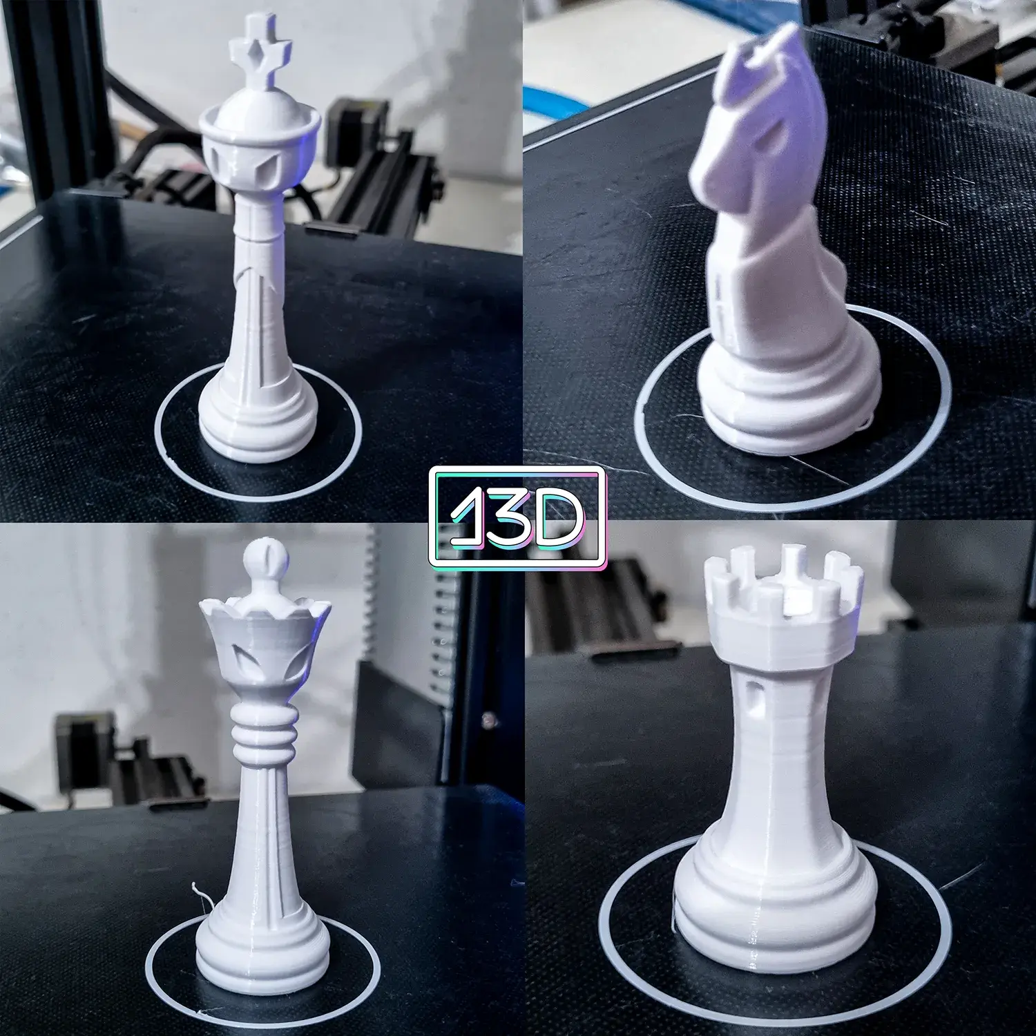 Chess Reimagined - Piezas Print in Place