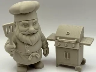 BBQ Garden Gnome Set