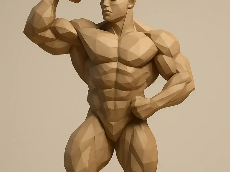 Lowpoly Bodybuilder 
