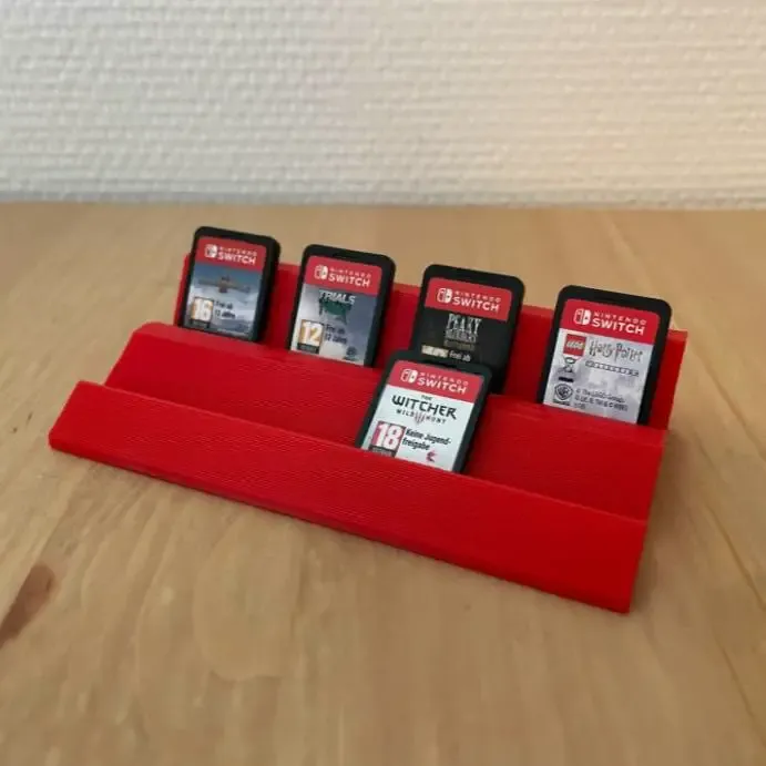 Stand holder for 8 cartridge game for Nintendo Switch