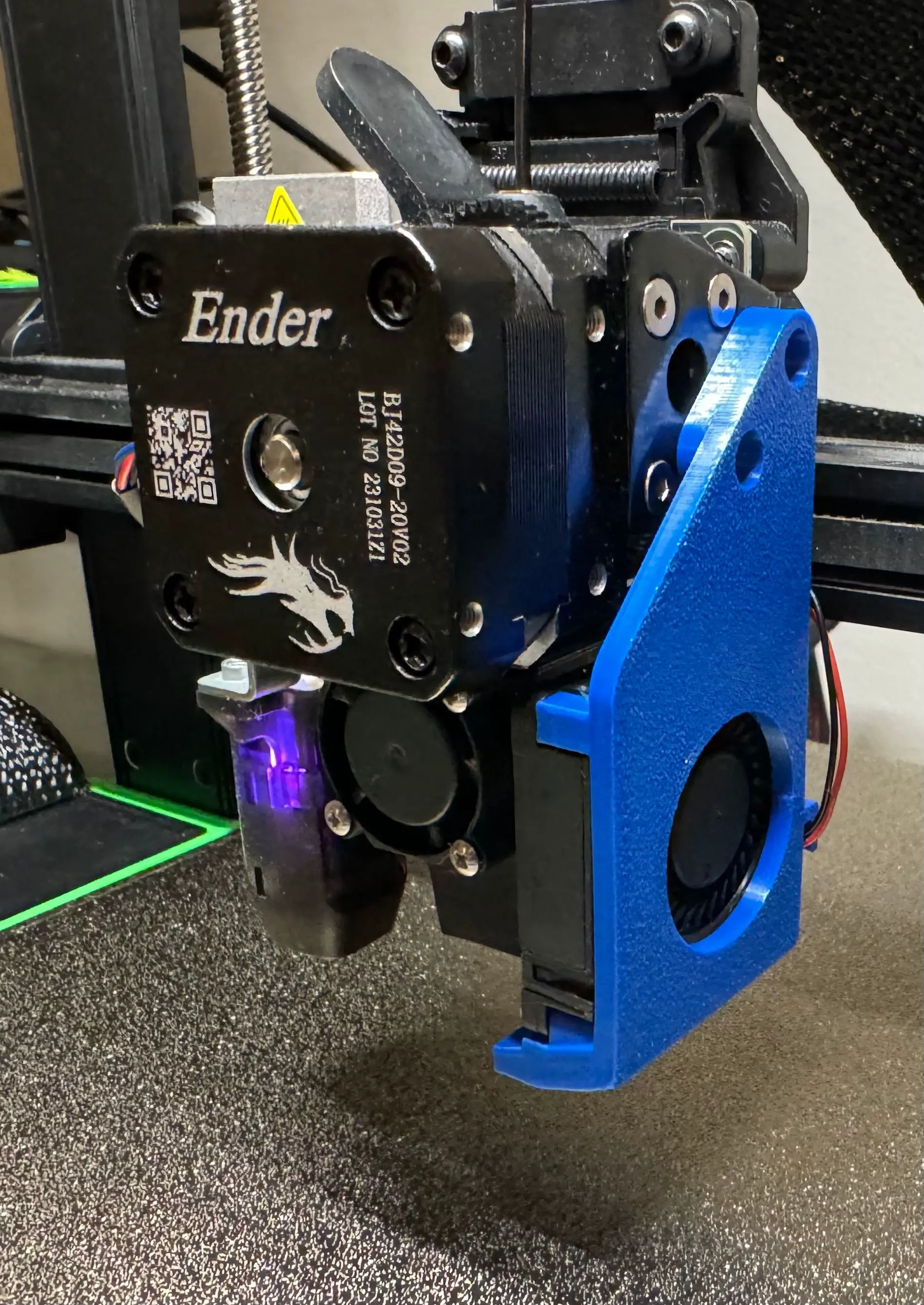 Ender 3 V3 SE Lightweight Nozzle Fan Mount