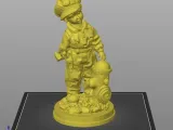 boy beside fire hydrant statue-4