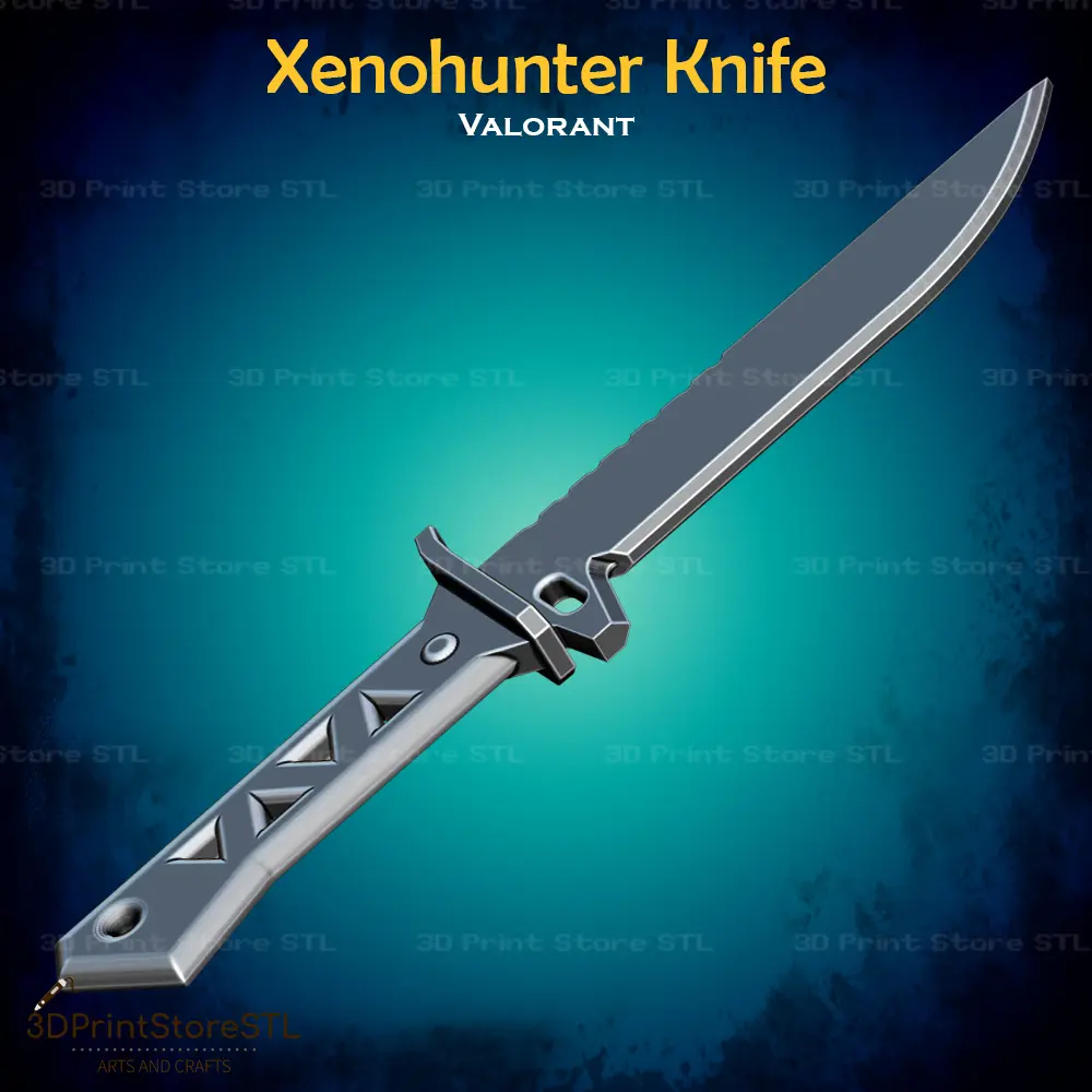 Cuchillo Xenohunter Cosplay Valorant - Archivo STL