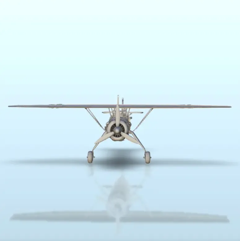 Heinkel monoplan - WW2 Terrain plane aircraft diaroma