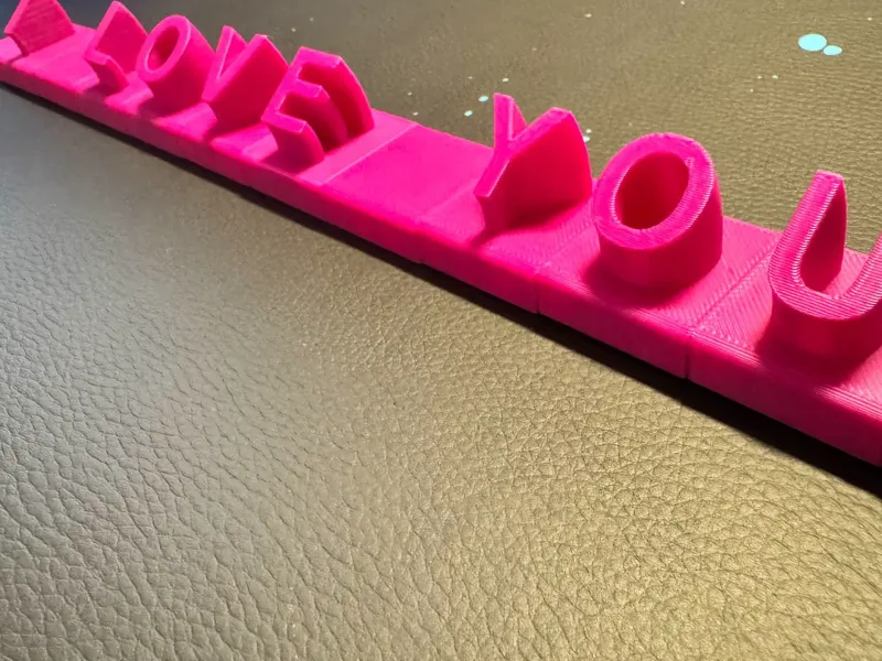 Letras 3D Totalmente Modulares