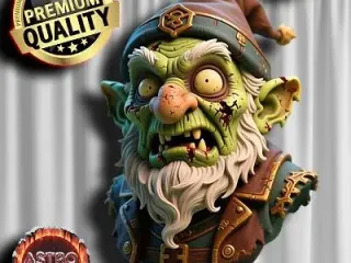 Zombie Zwerg Bust ❤️