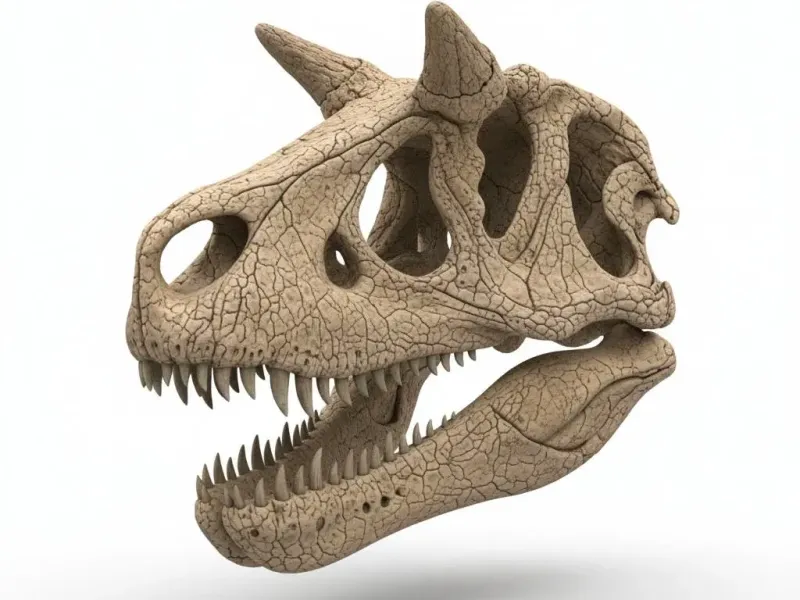 Karnotaurus fossil.