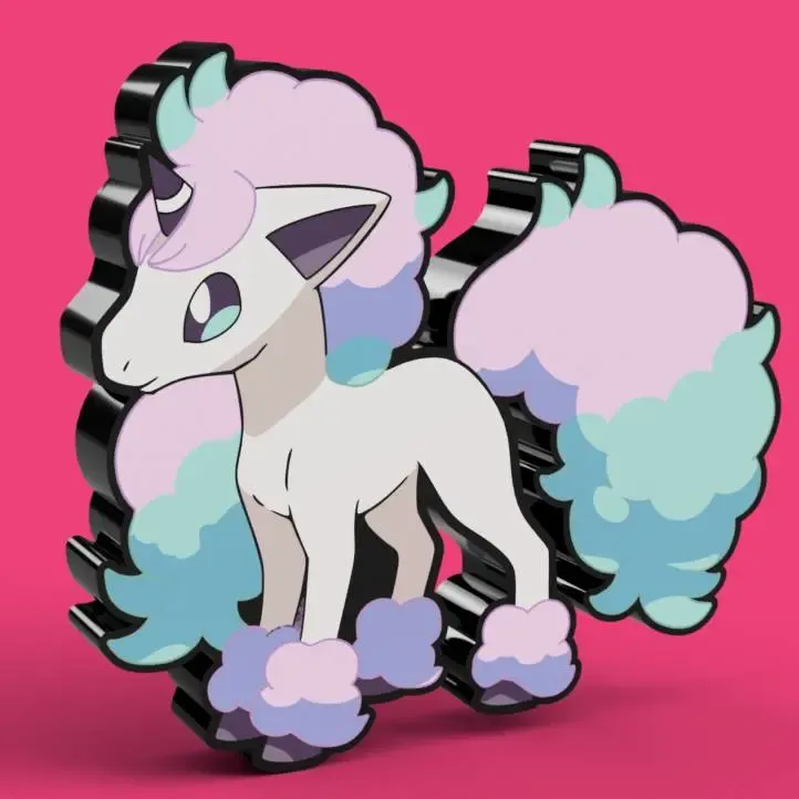 Galarian Ponyta Leuchtkasten