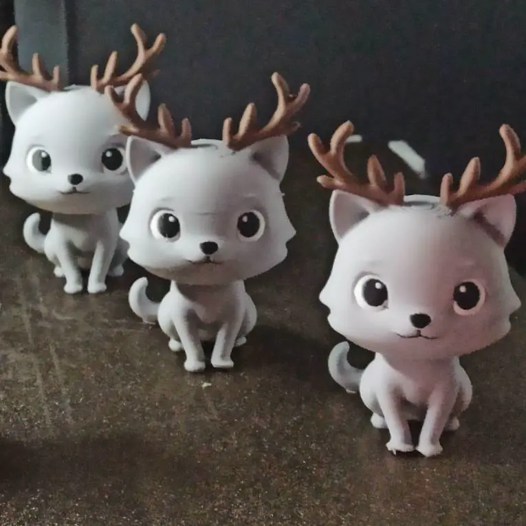 Christmas cat with Antlers