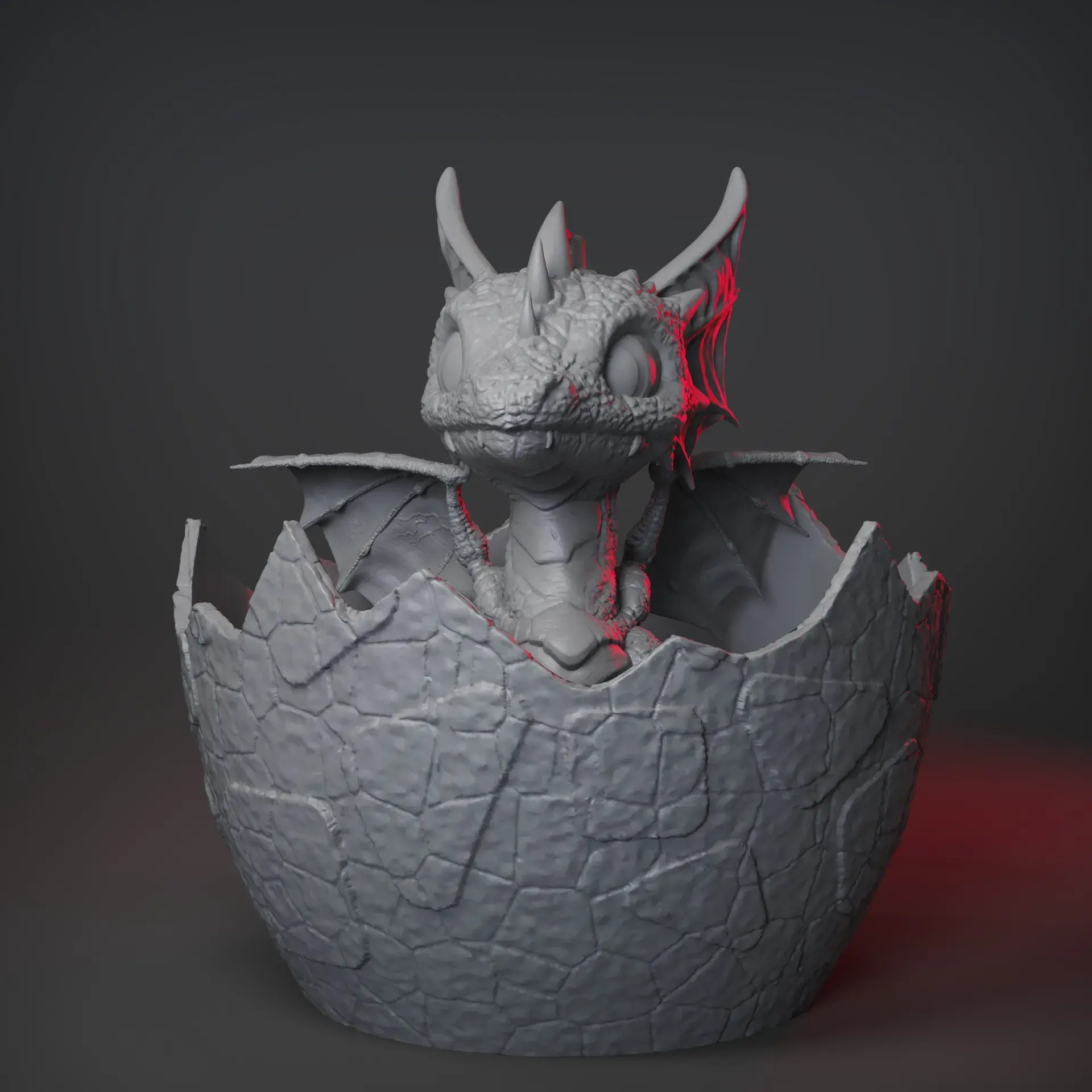 Medieval Baby Dragon - Creality Cloud 3D Model | 3Drop
