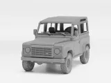 Land Rover Defender 90 - H0 scale car model kit-4