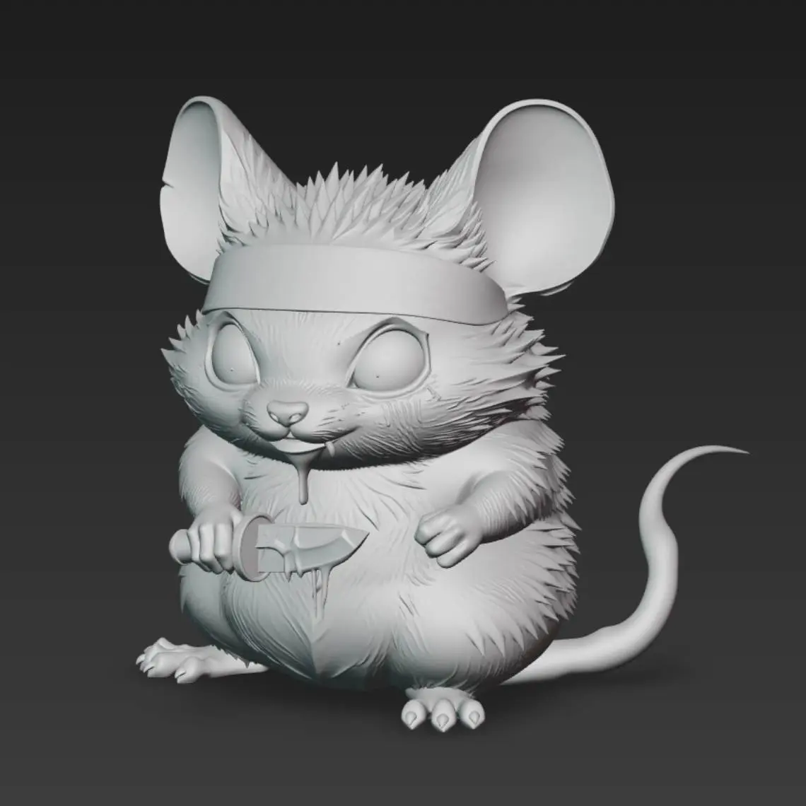 3D Printer Files | 3MF File | Crazy Cute Rat | Creality Cloud