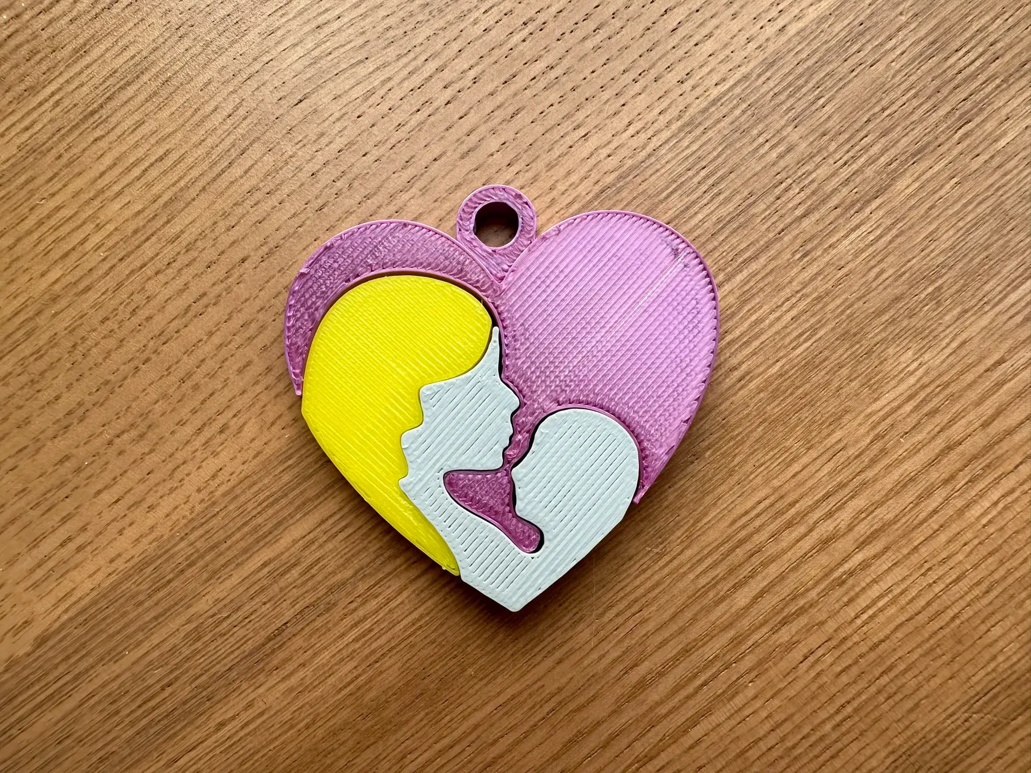 Mother and child keychain