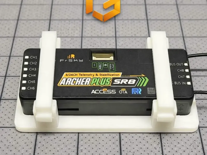 FrSky Archer Plus SR8 Mount V2–Screwless RC Receiver Holder