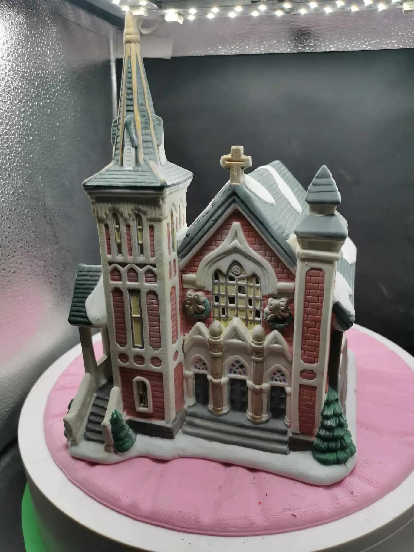 christmas village  cathedral