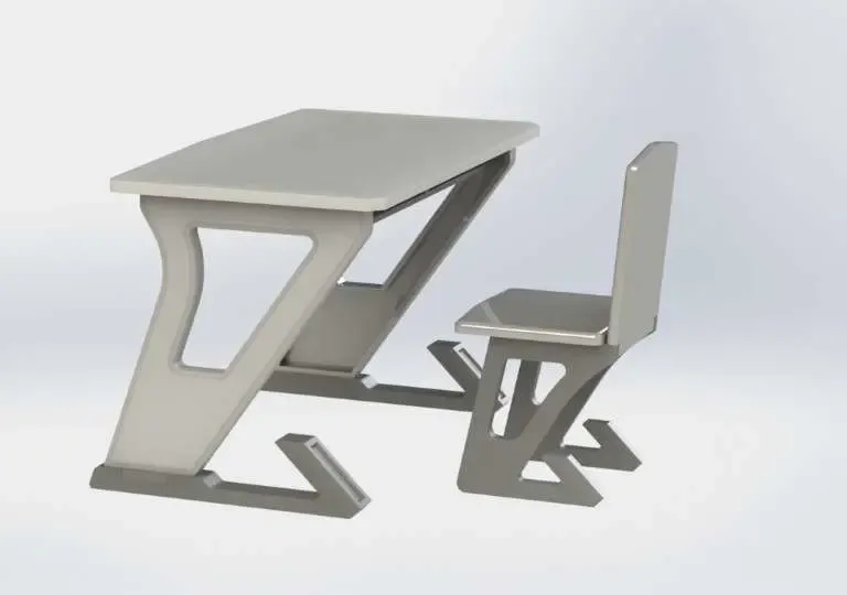 Tafel en Stoel Miniatuur