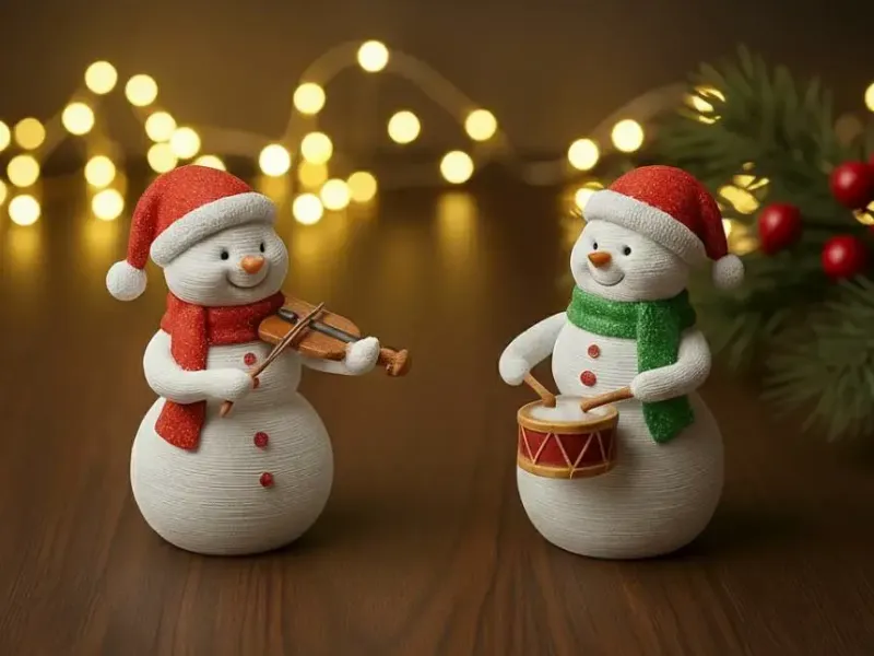 Christmas snowmen decorations