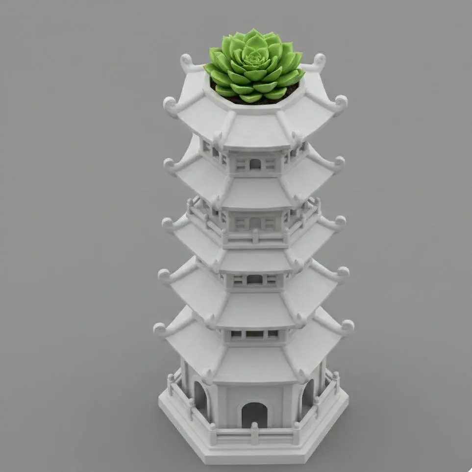 Tower Plant Pot Design