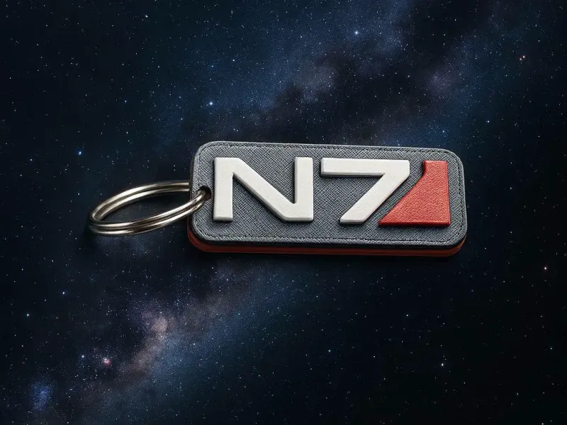 Mass Effect N7 Keychain/Tag