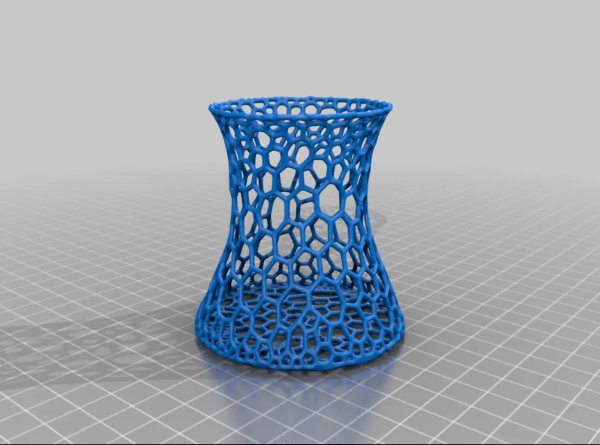 Voronoi toothbrush cup