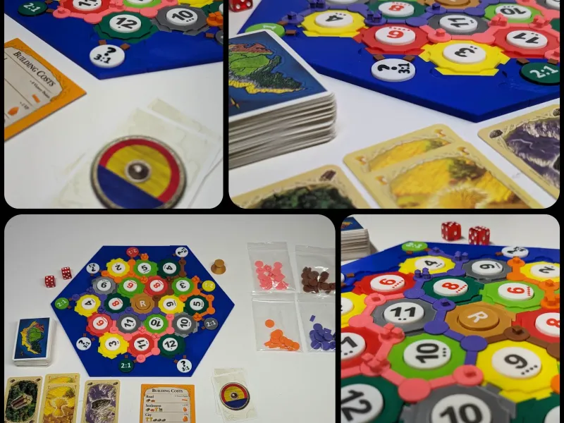 Edição Mini de Viagem de Colonos de Catan