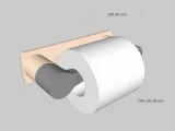 QUICK RELEASE TOILET PAPER HANGER ( NO SUPPORTS NEEDED )-4