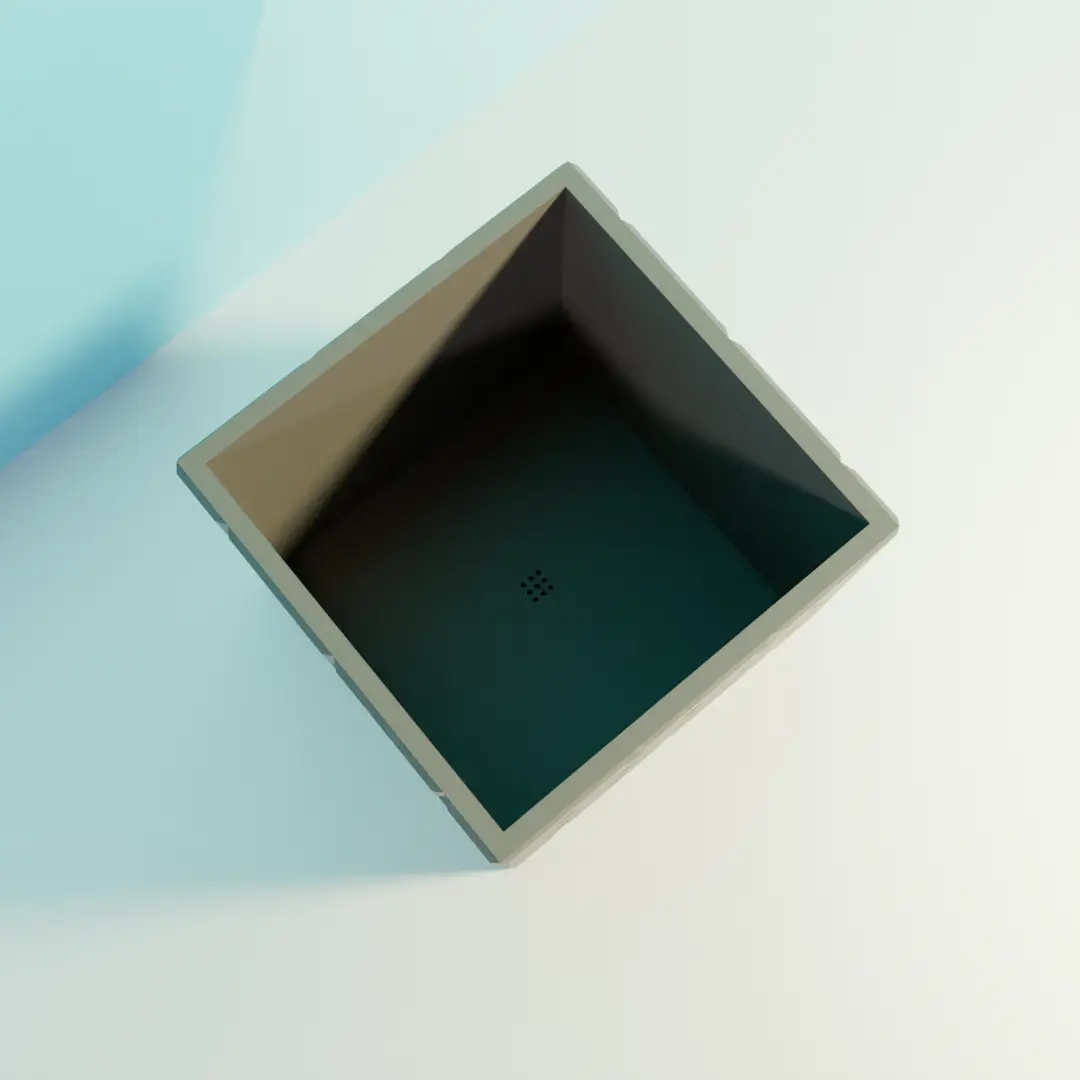 vaso per fioriera ispirato ai videogiochi in mattoni