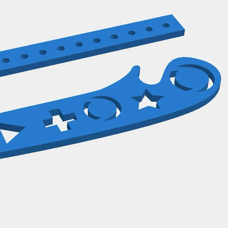 Free Other STL Download - Crazy Drawing Rulerby user9114444220