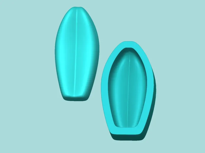 Sunflower Petal 03 - Silicone Mold Maker - Template