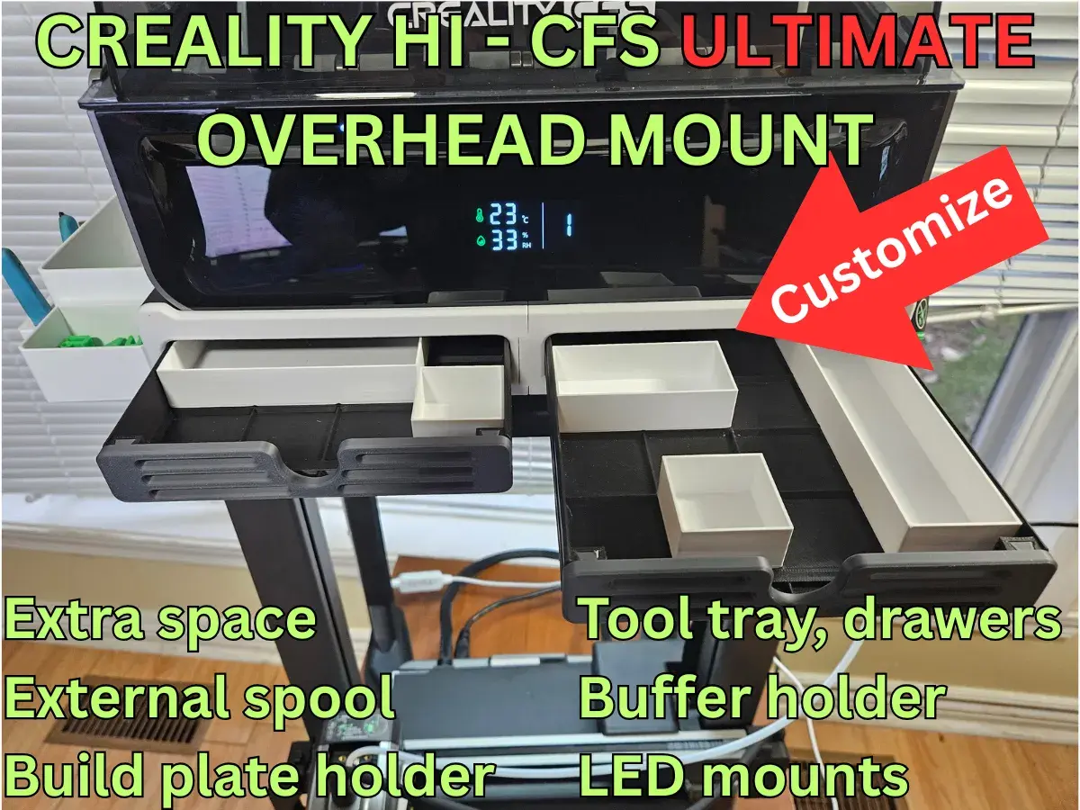 CFS OVERHEAD MOUNT - ULTIMATE FOR CREALITY HI