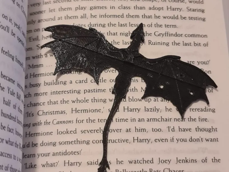 Harry Potter - Segnalibro Silhouette Drago