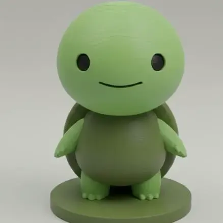 Vrolijke Kleine Bos Schildpad – Saw3D