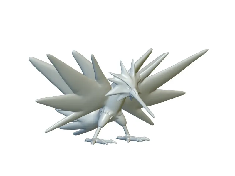 Pokemon Zapdos #145 - Готов к 3D-печати!