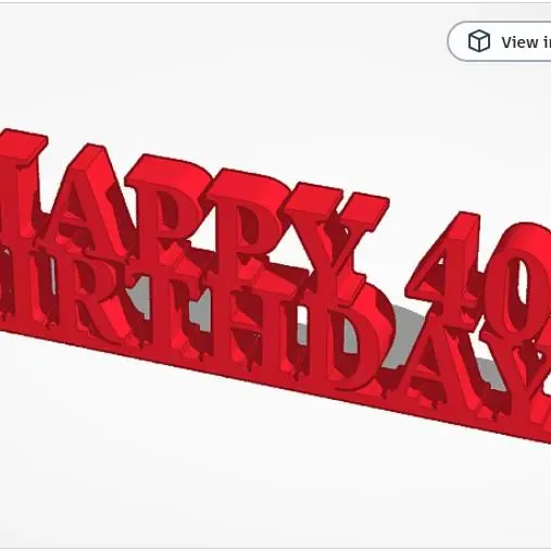 Happy Birthday 40