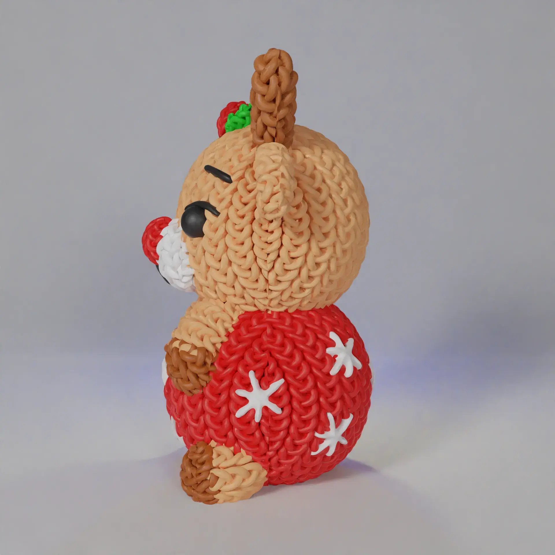 Reindeer Crochet - Knitted- Christmas Tree Decor