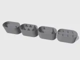 Stackable 3D-Printed Carry Case with Interchangeable Inserts-6