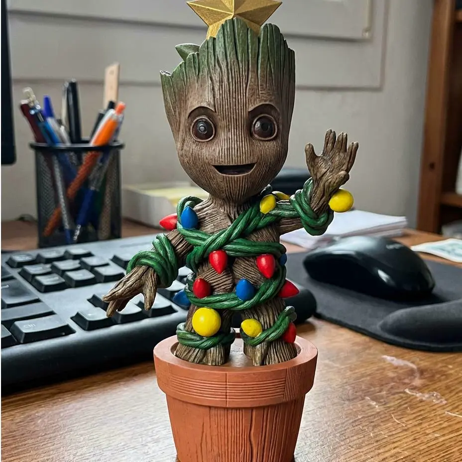 Christmas Baby Tree Figure | Decoration | Cute Hero Plant